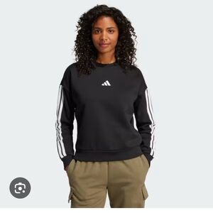 Adidas Essentials 3 Stripes French Terry Sweateshirt Large